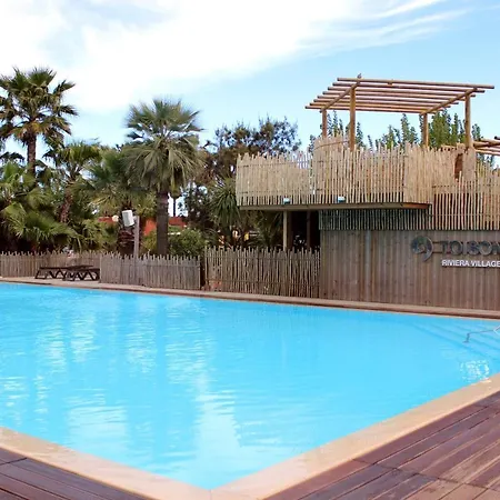 A Louer : Mobil-home Plage De Pampelonne/st Tropez Camping La Toison D'or 캠프장 *